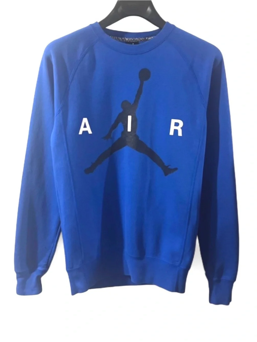 Air Jordan Royal Blue Crewneck Logo Graphic Sweatshirt Size Men’s Small